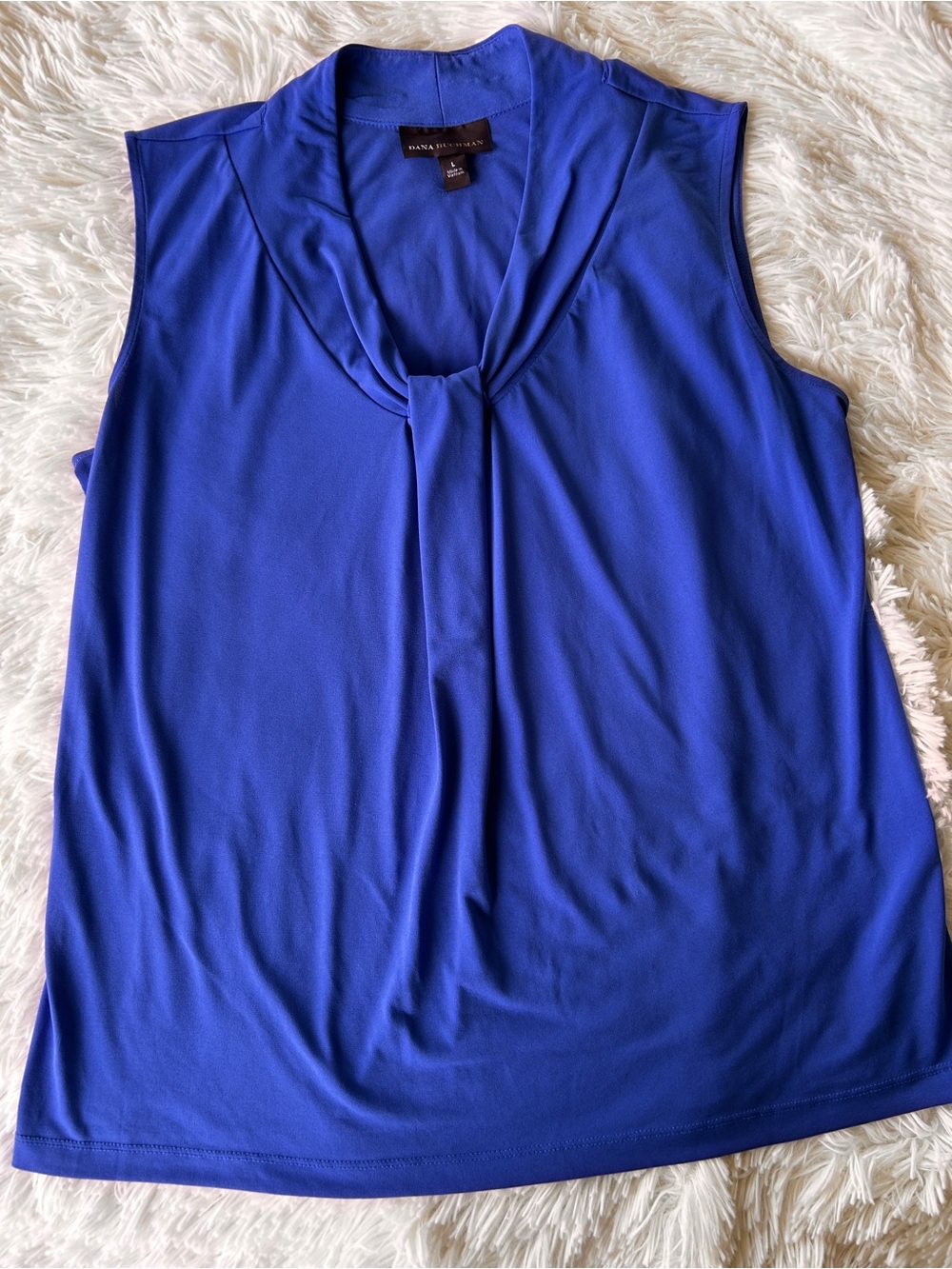 Dana Buchman Bright Blue Tank Top - Size Large